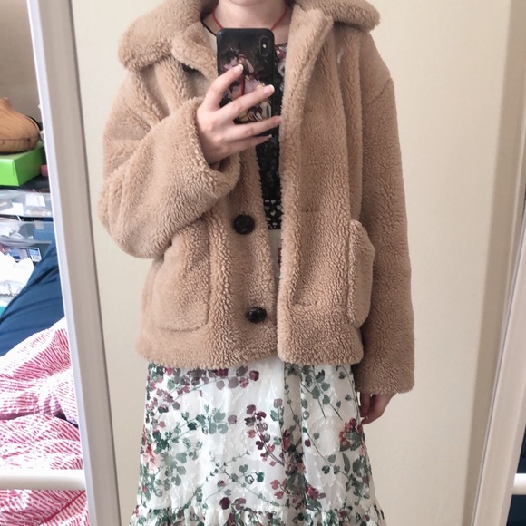 Zara teddy coat - Picture 3 of 3